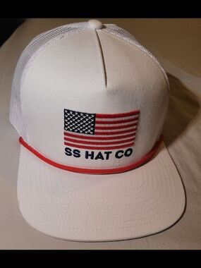 Southern String Hat Co with American Flag
